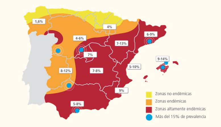 mapa leishmania